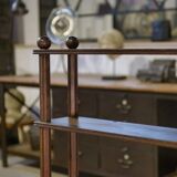 Beech shelf with ball feet, 1960s