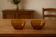 Set of 2 Véroco amber glass bowls