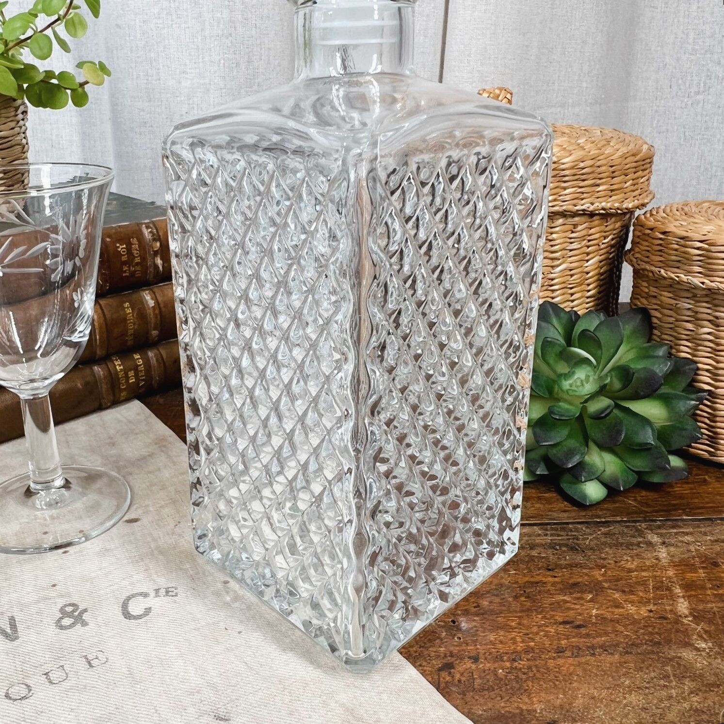 Whisky decanter, made in Italy