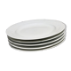Set de 5 assiettes plates décor lierre sauvage