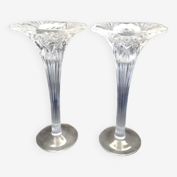 Pair of candle holders