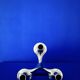 Vintage Nagel tripod candlestick