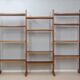 Mid century teak shelves bookcase 1960s