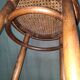 Tabouret haut en bois courbé
