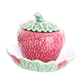 Bonbonnière fraise en céramique