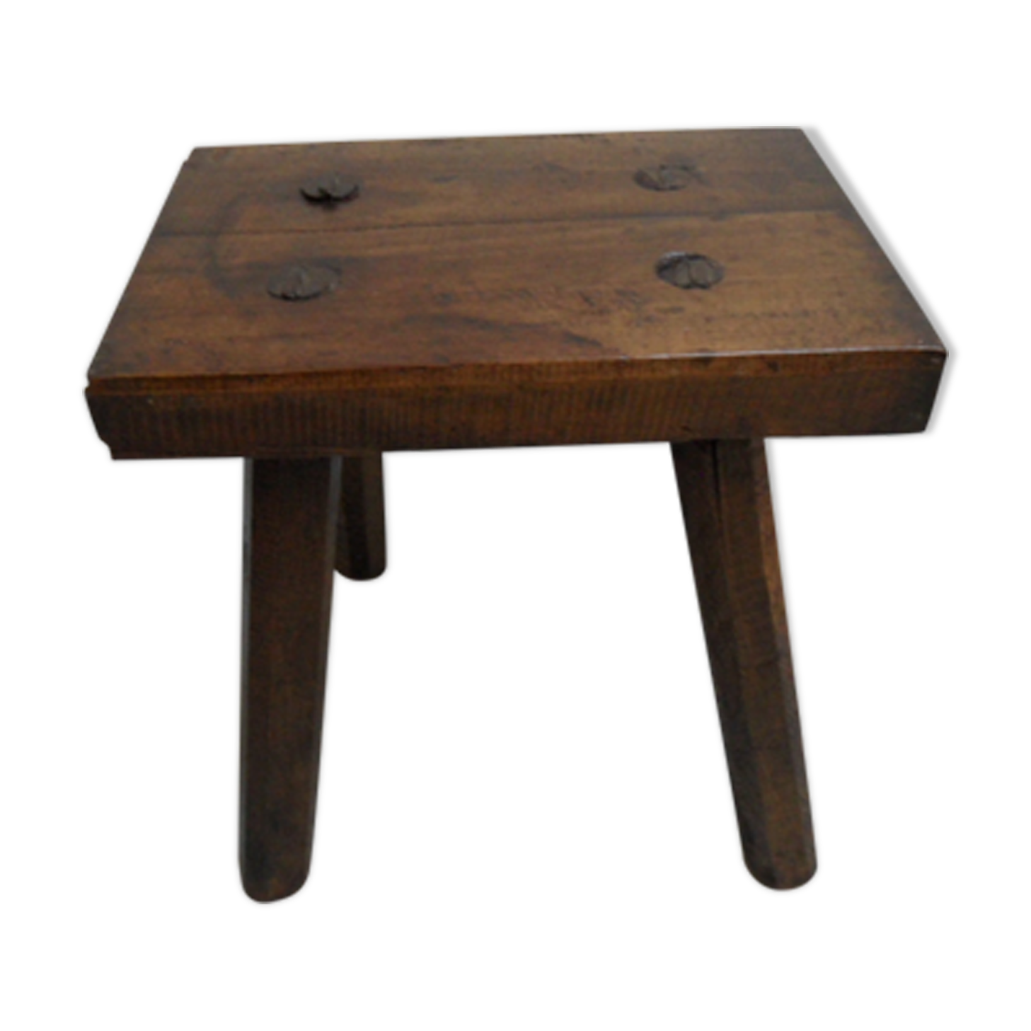 Antique milk stool