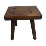 Antique milk stool
