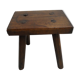 Antique milk stool