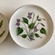 Set 11 assiettes fleurs Rorstrand Sweden Flora 1970
