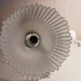 Vintage frosted glass chandelier