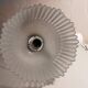 Vintage frosted glass chandelier