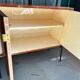 Modernist high buffet in mahogany and metal