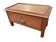 Chevet table basse avec tiroir coffre sur pieds pupitre bois teck