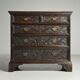 Commode anglaise du 19ème siècle