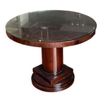 Buffer varnished art deco table