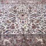 Pakistani carpet wool and silk handmade 190x295 cm