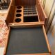 Furniture wooden rolling bar box