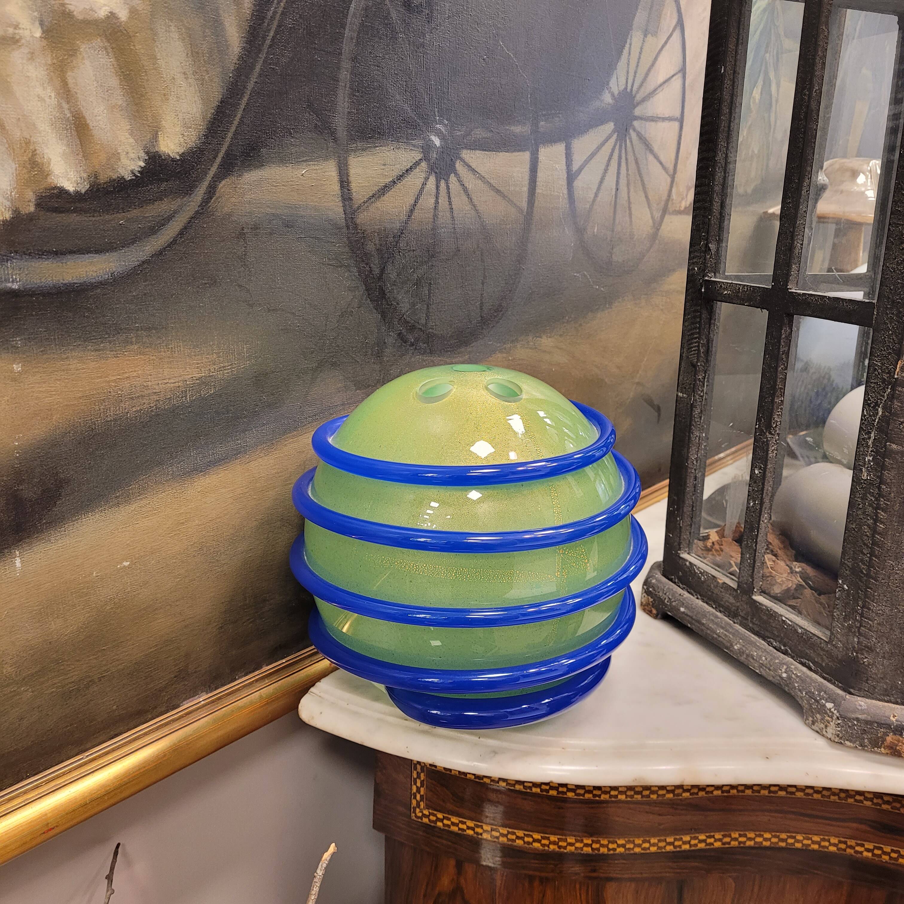 Jarrón / Center of table “Bolos”, EffE Vetreria Artistica, Murano crystal, s. XX – Italy