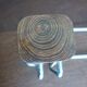 Coat rack with 2 wooden hooks 1970