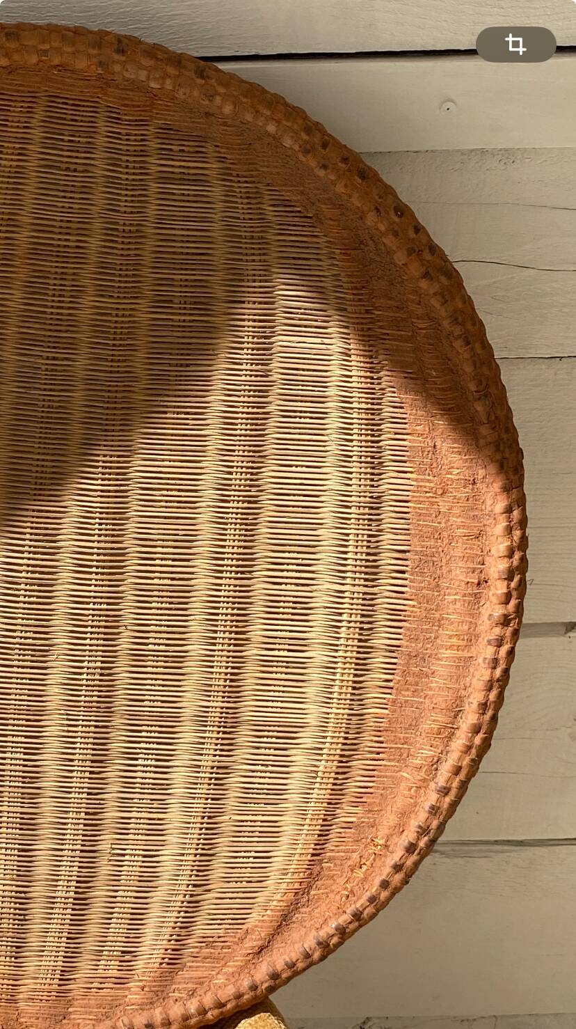 Plateau  paille 73 cm