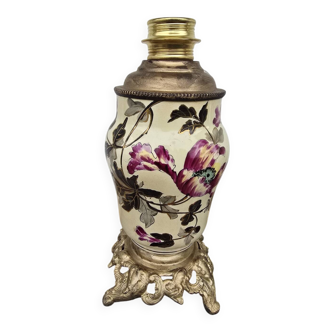 Numbered porcelain lamp base