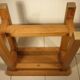 Oak console table