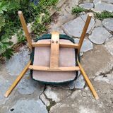 Set of 4 Roger Landault armchairs