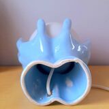 80s enameled ceramic hand lamp