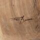 PRODUCT POP UP CHRISTMAS 2022 Solid wood cutting board of vintage freeform signed