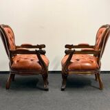 Ensemble de salon original vintage Chesterfield Chippendale