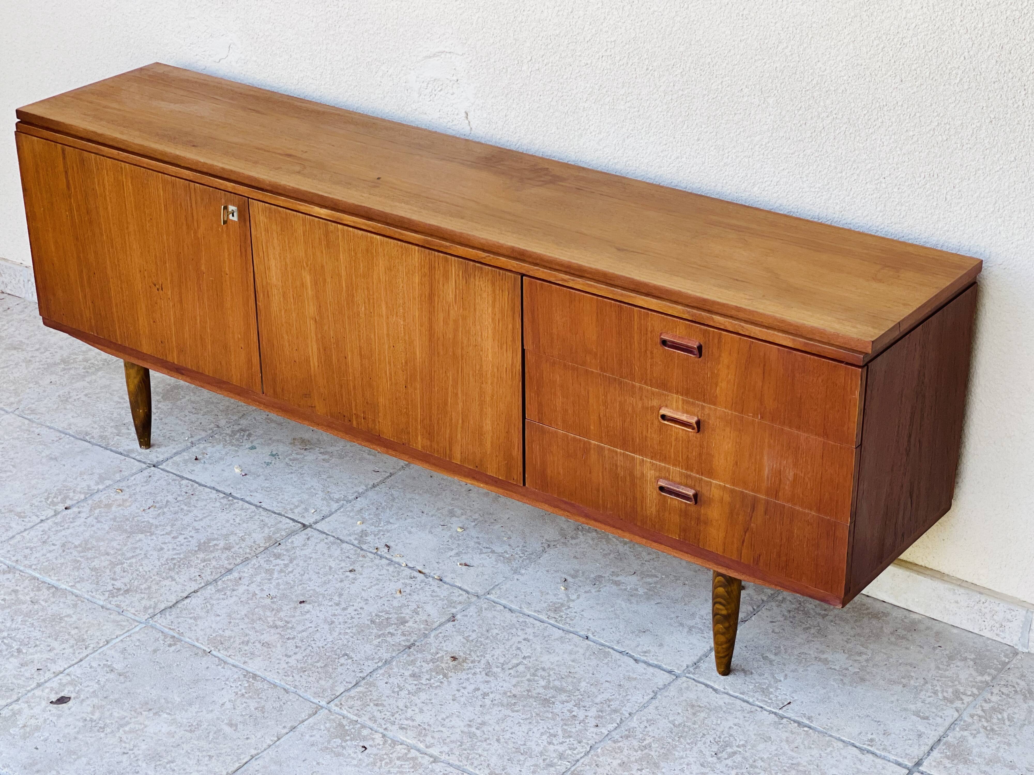 Scandinavian teak row 1960