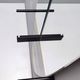 Postmodern Oval Wall-Mounted Entryway Mirror and Console Table with Glass T