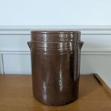 Large ancient stoneware pot