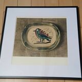 Picasso lithograph "Colourful Bird" (1967) - Mourlot Workshop - Print