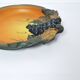 Danish Hand-crafted Art Nouveau Grape Decorated Platter by P. Ipsens Enke