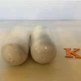 K Gray White Marble Salt and Pepper