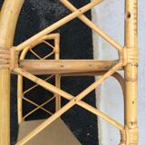 60'S rattan wall shelf