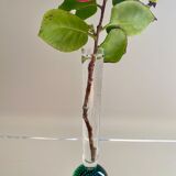 Soliflore vase on sulphide ball base