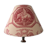 Antique lampshade, vintage toile de jouy