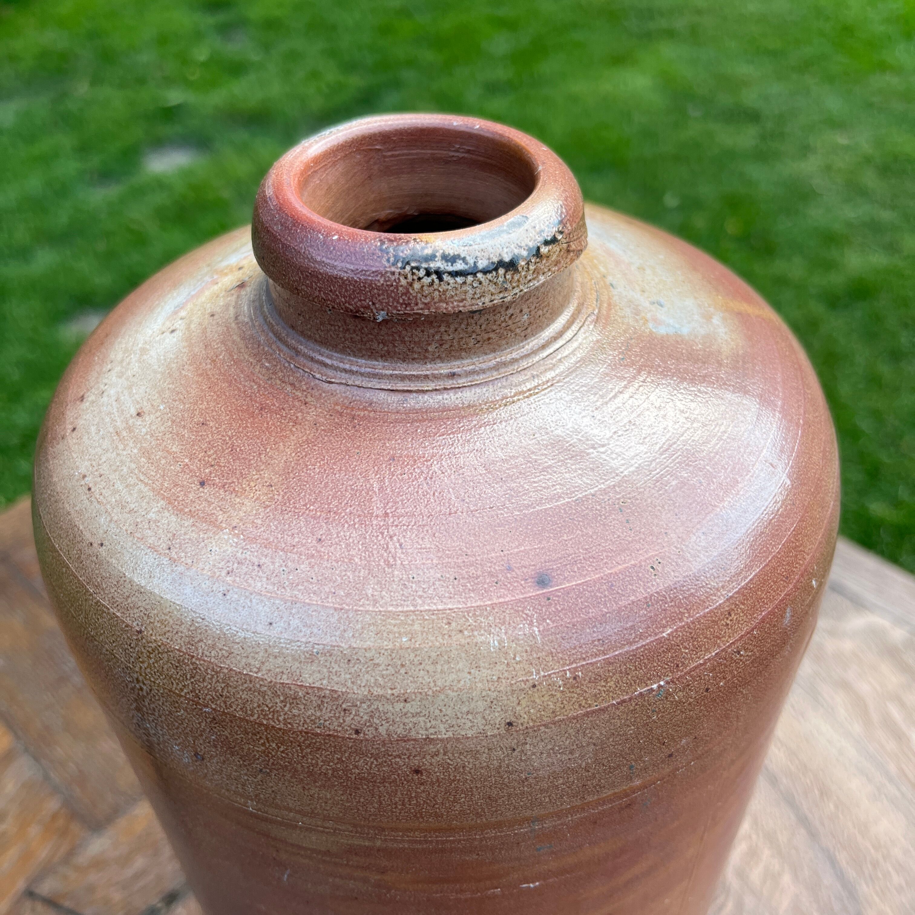Set of 3 brown terracotta basins