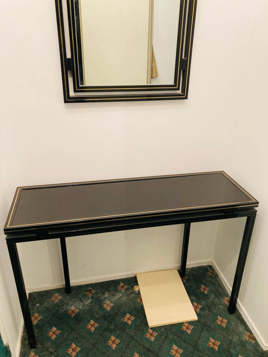 Console and mirror Pierre Vandel