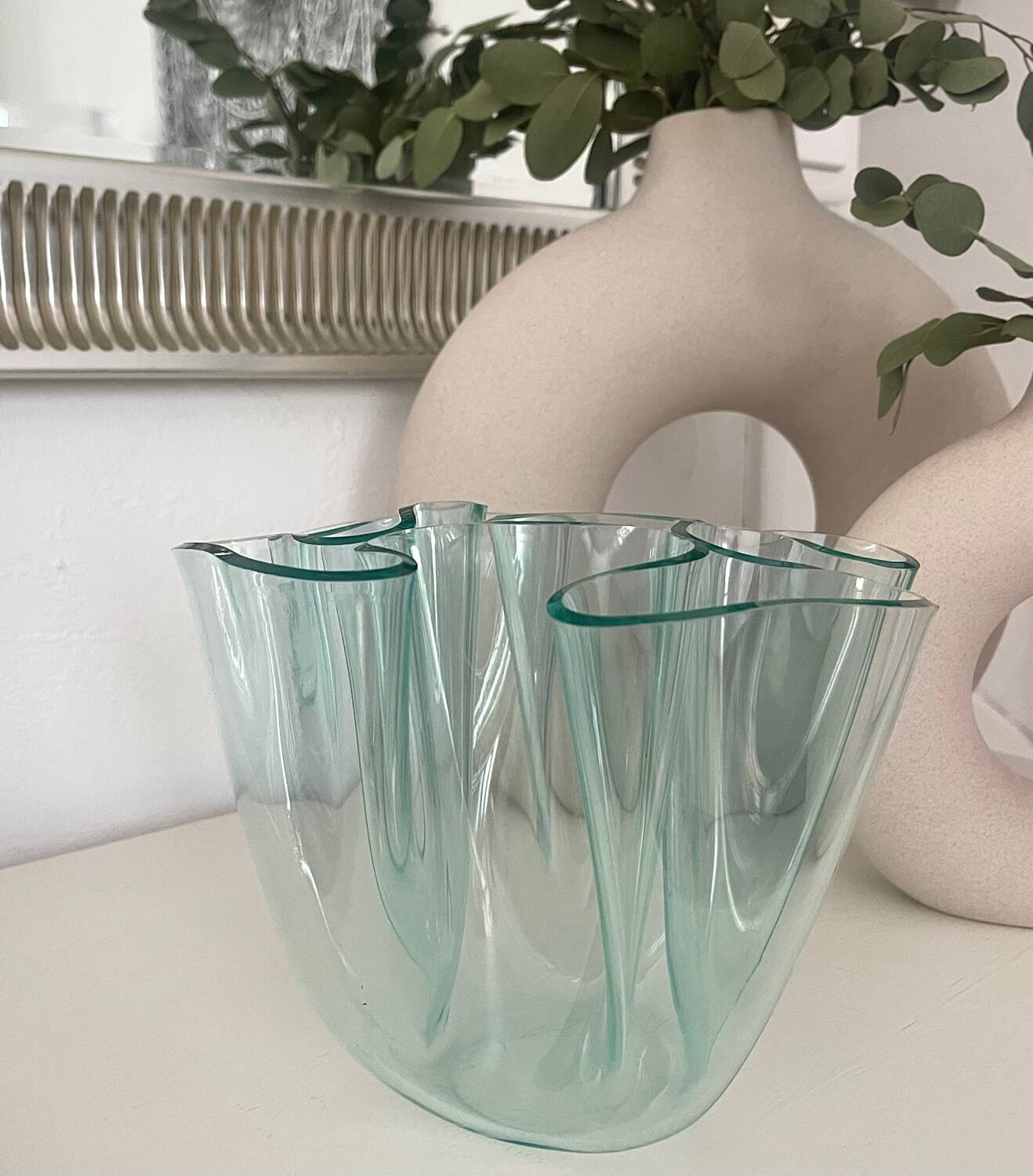 Plexi handkerchief vase 1980