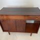 Vintage danish mid century rosewood sliding door cabinet 1960s