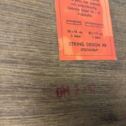 Système de mur en fil Strinning Nisse vintage des années 1960