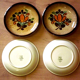 Vintage Boch La Louvière Corfou Collection Ensemble de 4 Petits Bols
