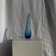 Blue soliflore vase H25 D7