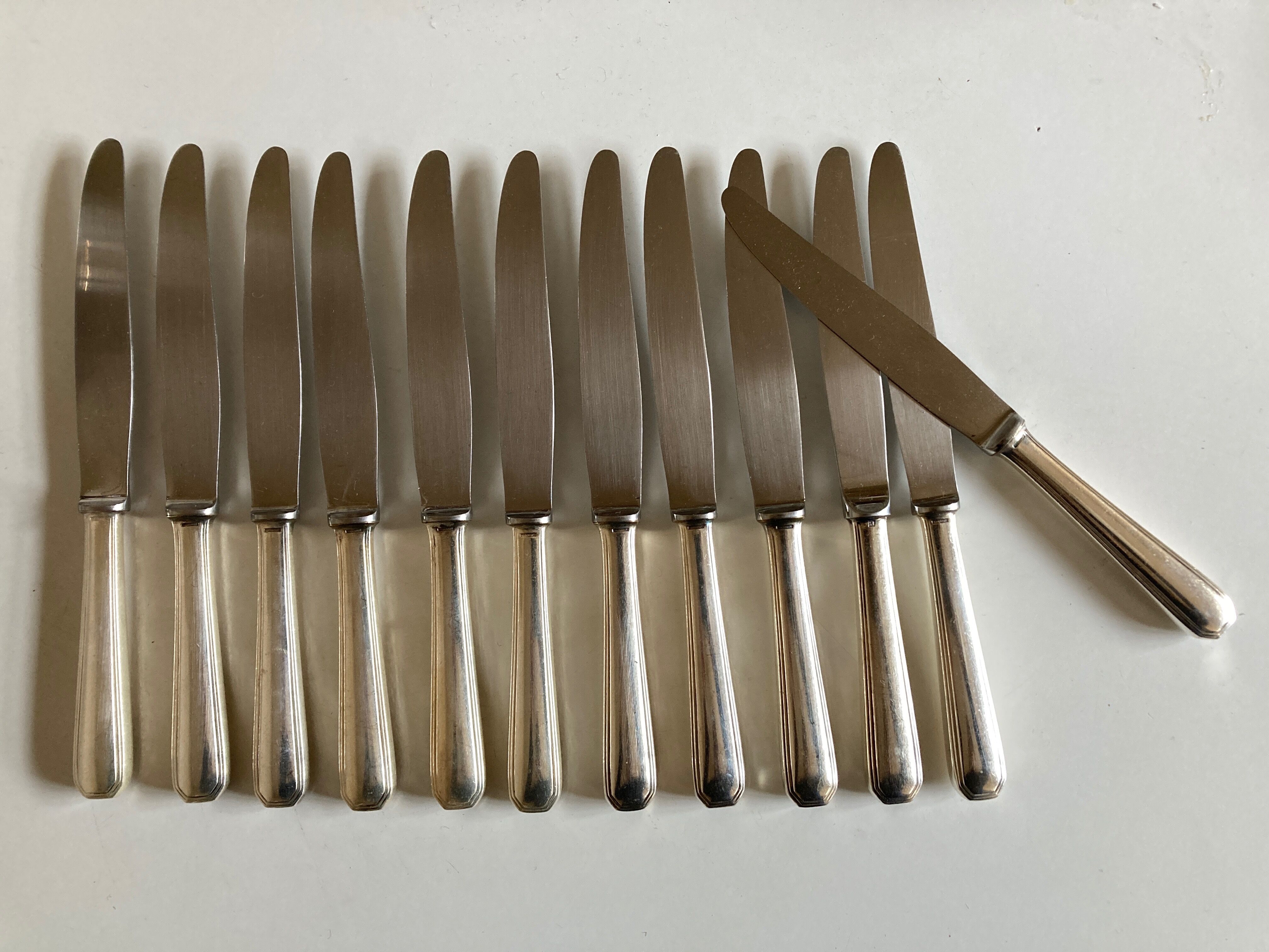 Set of 12 Christofle America knives