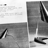 Red brass table lamp in the style of J.T. Kalmar, mid-century, Vienna, Austria, 1950s.