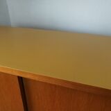 Vintage sideboard sliding doors 1970