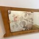 Trapezoidal oak mirror - 182x32cm